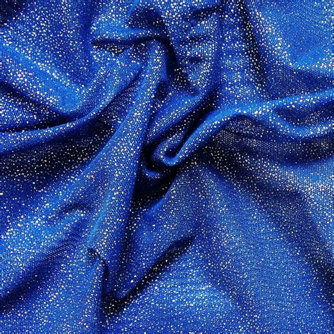 Royal Blue and Silver Fabric 